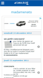 Mobile Screenshot of madamenato.canalblog.com