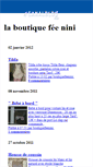 Mobile Screenshot of boutiquefeenini.canalblog.com