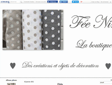 Tablet Screenshot of boutiquefeenini.canalblog.com