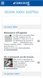 Mobile Screenshot of dijonjudojujitsu.canalblog.com