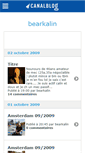 Mobile Screenshot of bearkalin.canalblog.com