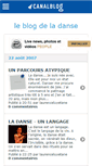 Mobile Screenshot of danseorient.canalblog.com