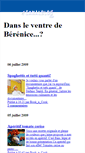 Mobile Screenshot of berenicebelly.canalblog.com