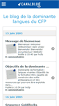Mobile Screenshot of domilanguescfp.canalblog.com