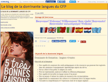 Tablet Screenshot of domilanguescfp.canalblog.com