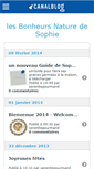 Mobile Screenshot of bonheursnature.canalblog.com