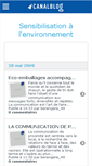 Mobile Screenshot of jeunesetverts.canalblog.com