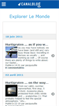 Mobile Screenshot of explorerlemonde.canalblog.com