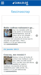 Mobile Screenshot of fascinascrap.canalblog.com