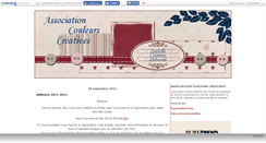 Desktop Screenshot of couleurscreative.canalblog.com