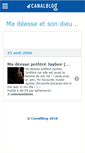 Mobile Screenshot of godngoddes.canalblog.com