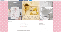 Desktop Screenshot of cotonetlin.canalblog.com