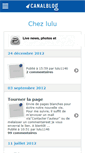 Mobile Screenshot of chezlulu1146.canalblog.com