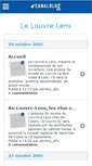 Mobile Screenshot of louvrelens.canalblog.com