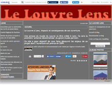 Tablet Screenshot of louvrelens.canalblog.com