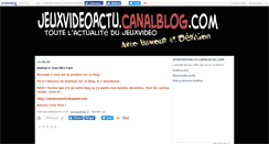 Desktop Screenshot of jeuxvideoactu.canalblog.com