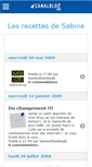 Mobile Screenshot of lesrecettesdesab.canalblog.com