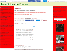 Tablet Screenshot of editheure.canalblog.com