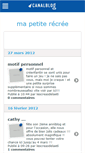 Mobile Screenshot of mapetiterecree.canalblog.com