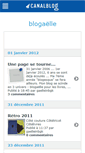 Mobile Screenshot of gaelletricote.canalblog.com