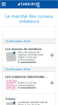 Mobile Screenshot of curieuxcreateurs.canalblog.com