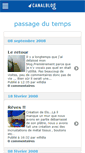 Mobile Screenshot of passagedutemps.canalblog.com