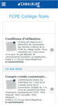 Mobile Screenshot of fcpecollegenoes.canalblog.com