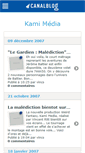 Mobile Screenshot of kamimedia.canalblog.com