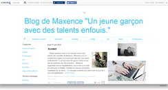 Desktop Screenshot of blogmaxence.canalblog.com