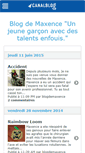 Mobile Screenshot of blogmaxence.canalblog.com