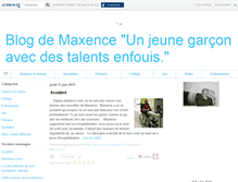 Tablet Screenshot of blogmaxence.canalblog.com