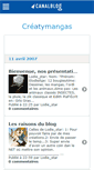 Mobile Screenshot of creatymangas.canalblog.com