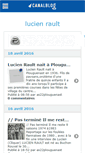 Mobile Screenshot of lalucienrault.canalblog.com