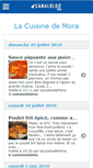 Mobile Screenshot of lacuisinedemora.canalblog.com