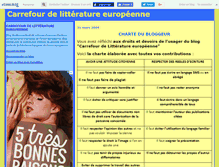 Tablet Screenshot of litterature2de.canalblog.com