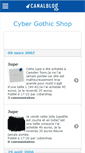 Mobile Screenshot of gothicshop.canalblog.com