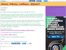 Tablet Screenshot of caillouxbijoux.canalblog.com