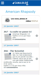 Mobile Screenshot of americanrhapsody.canalblog.com