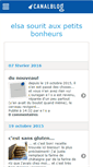 Mobile Screenshot of elsapetitbonheur.canalblog.com