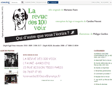 Tablet Screenshot of larevued100voix.canalblog.com