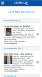 Mobile Screenshot of laptitependerie.canalblog.com