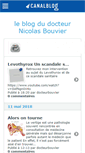 Mobile Screenshot of docteurbouvier.canalblog.com