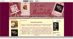 Desktop Screenshot of marililly.canalblog.com