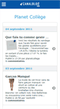Mobile Screenshot of planetcollege.canalblog.com