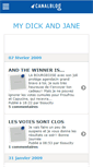 Mobile Screenshot of mydickandjane.canalblog.com