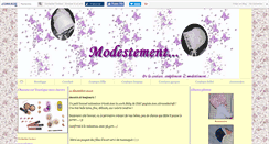 Desktop Screenshot of modestement.canalblog.com
