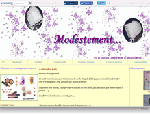 Tablet Screenshot of modestement.canalblog.com