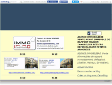 Tablet Screenshot of immobeziers.canalblog.com