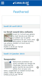 Mobile Screenshot of feathered.canalblog.com
