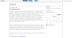 Desktop Screenshot of huiledefigue.canalblog.com